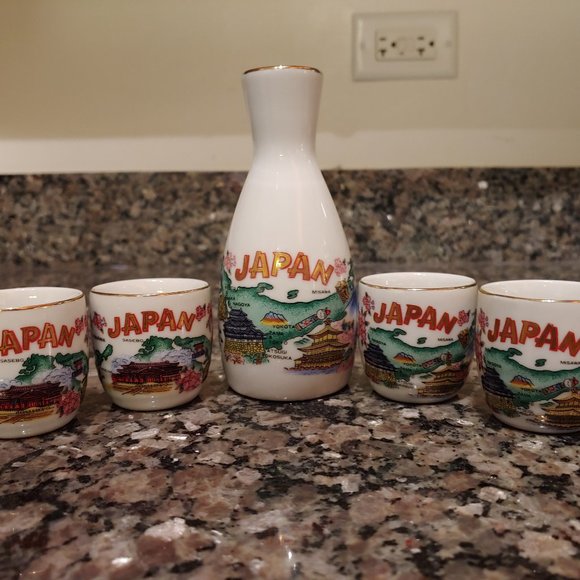 Dining Vintage 5 Piece Japan Sake Set Poshmark
